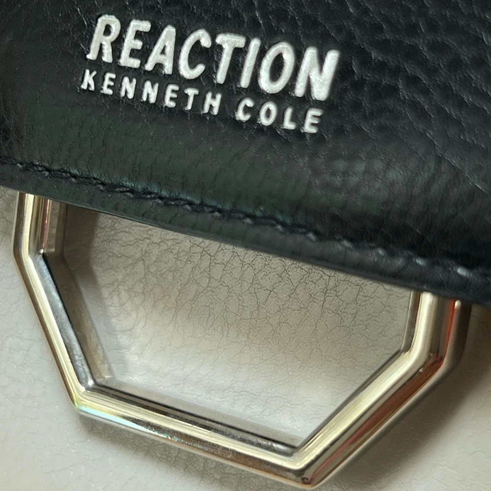 Kenneth Cole Reaction Black and Cream Backpack